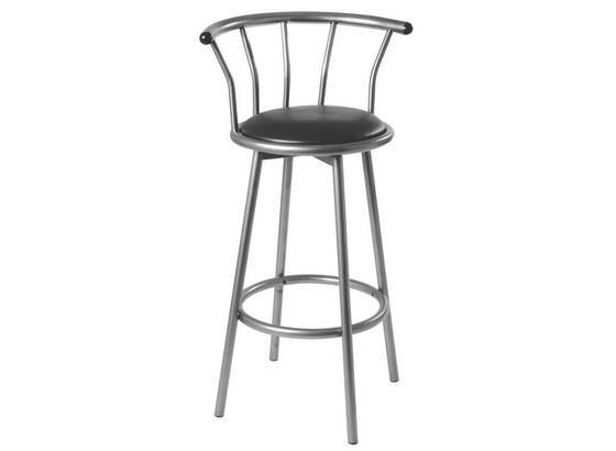 Bárszék Flip - Fekete, konvencionális, Műanyag/Fém (53/98/44cm) Bárszék Flip - Fekete, konvencionális, Műanyag/Fém (53/98/44cm)