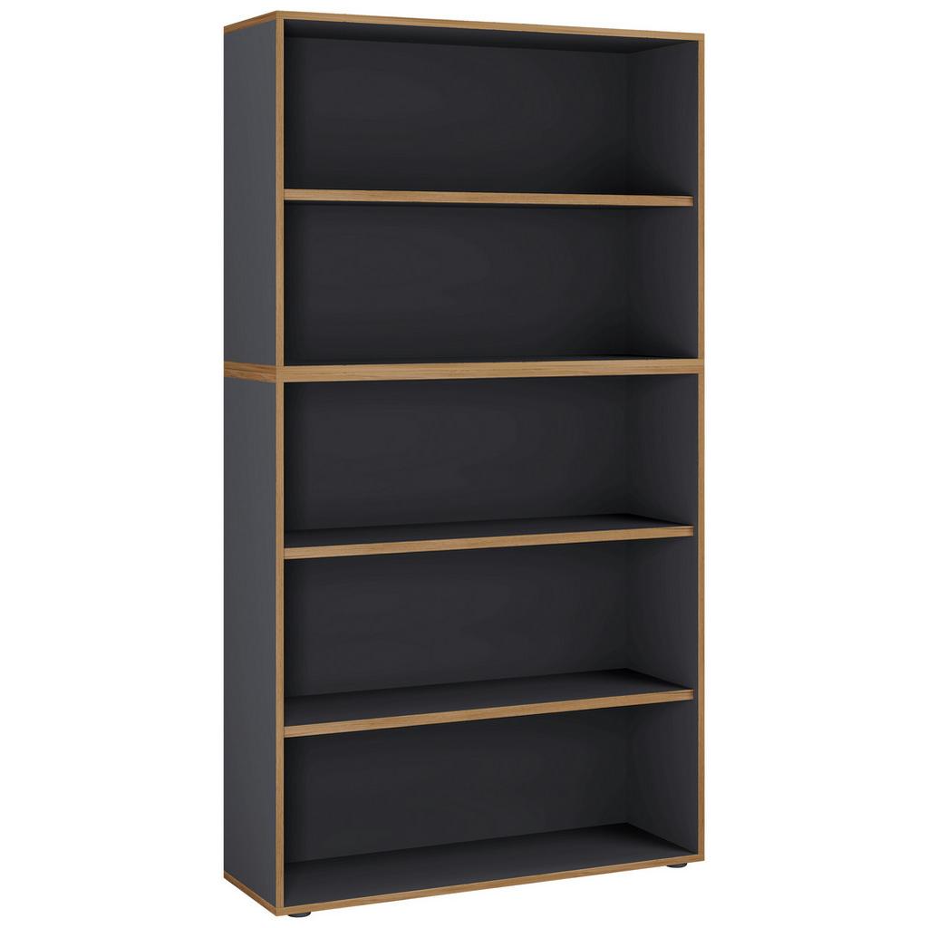 Regal Salia Anthrazit, Eiche B: 100 cm