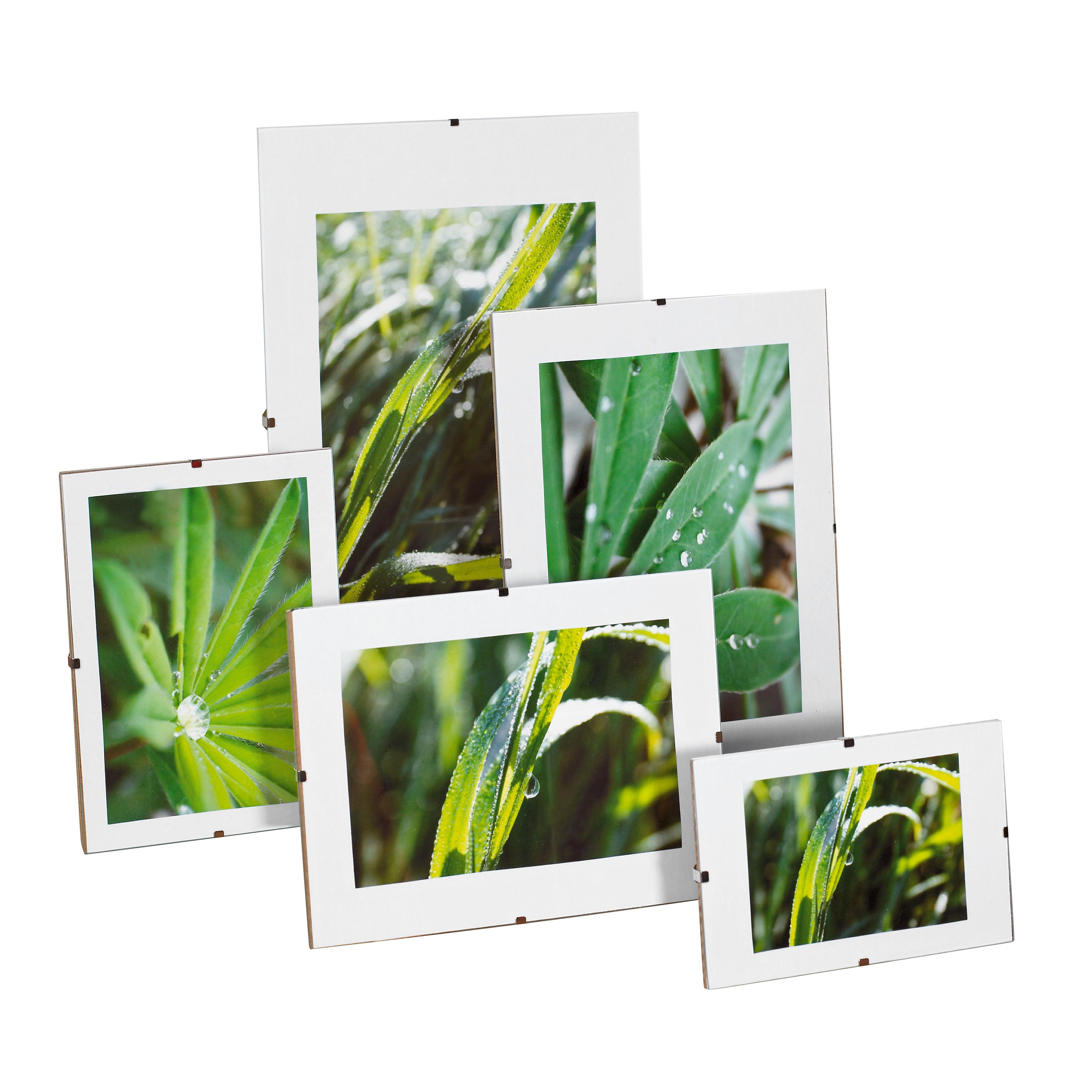 Hama Clip-Fix Rahmenloser Bilderhalter – Mit Glas, Für Fotos Bis 30x40 Cm, Zeitloses Design