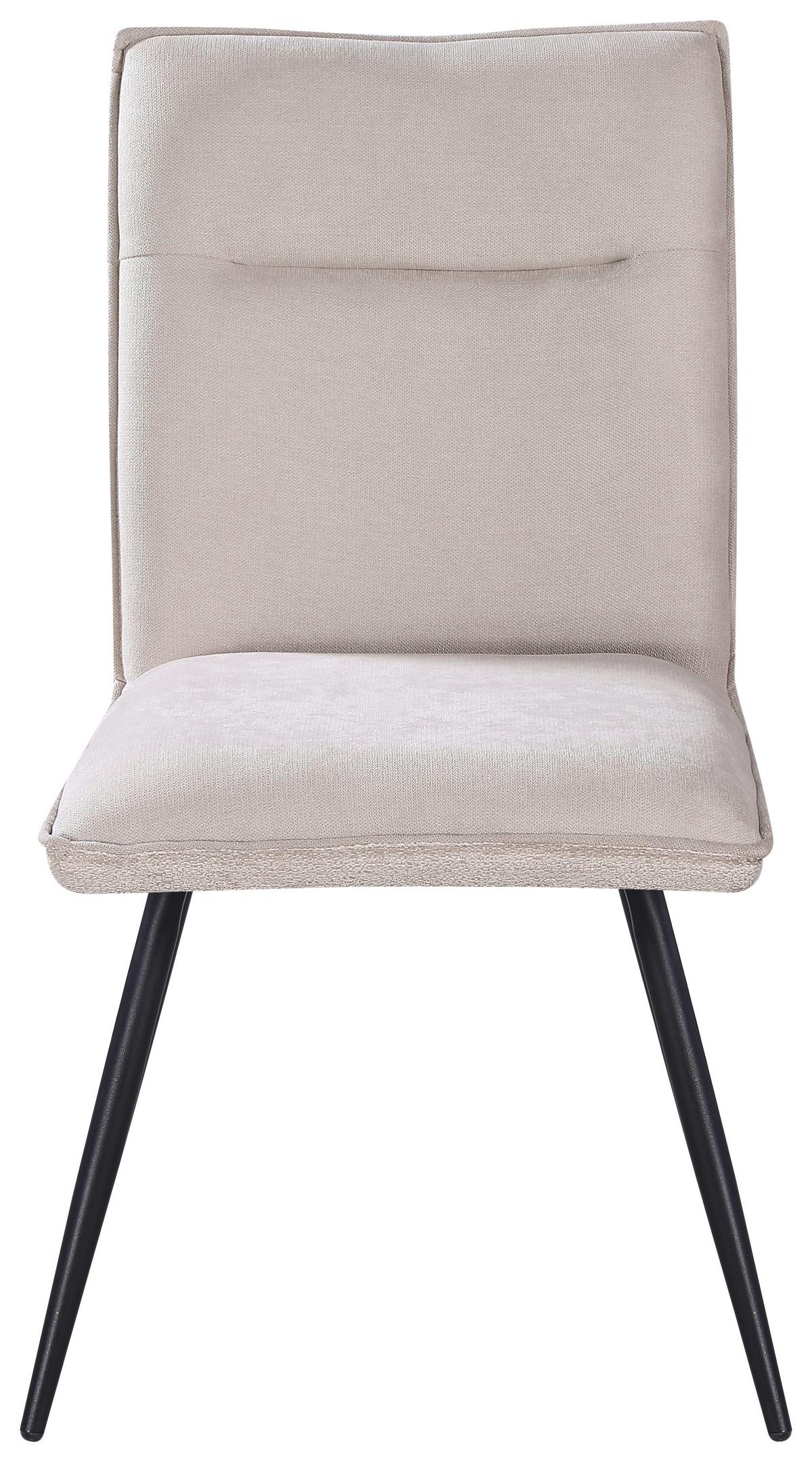 ŽIDLE NOVA - černá/béžová, Moderní, kov/textil (47/88/63cm) - Premium Living