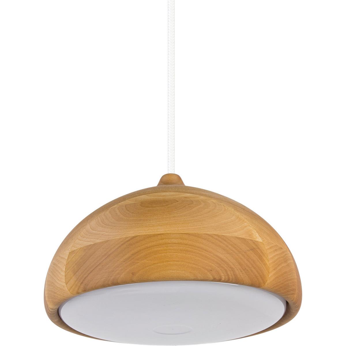 HÄNGELEUCHTE 8550232 ACORN II - Erlefarben/Weiß, Natur, Holz (22.5/90-140cm)