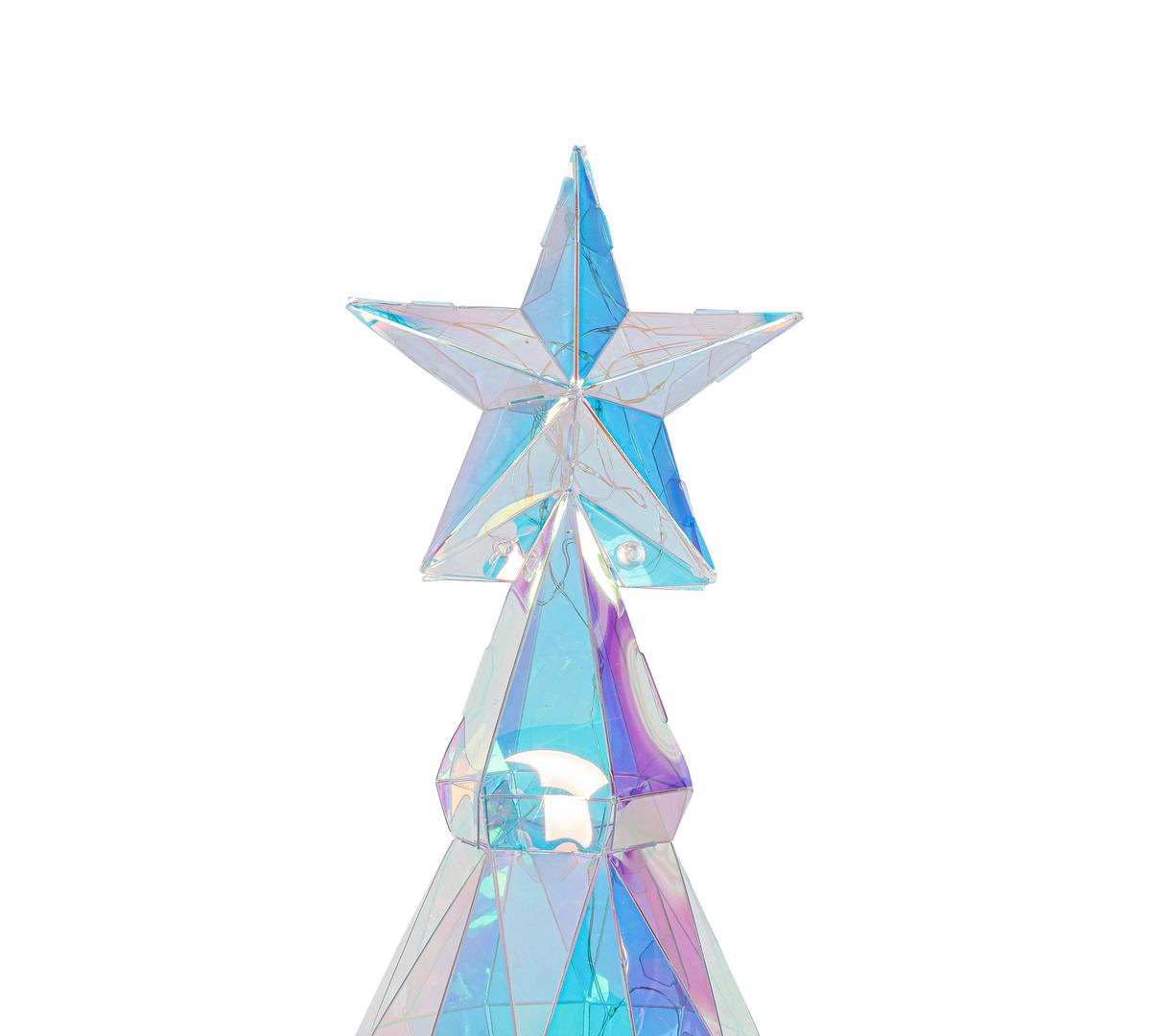 Led-dekoleuchte Sandro - Transparent, MODERN, Kunststoff (19/38cm) - Luca Bessoni