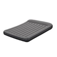 Luftbett Lea 203x152x30 Cm Bis 300kg, Inkl. Pumpe - Dunkelgrau/Schwarz, KONVENTIONELL, Kunststoff/Metall (203/152/30cm) - Bestway
