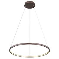 ZÁVESNÉ LED SVIETIDLO RALPH - hnedá/opálová, Design, kov/plast (60,5/60,5/120cm) - Globo