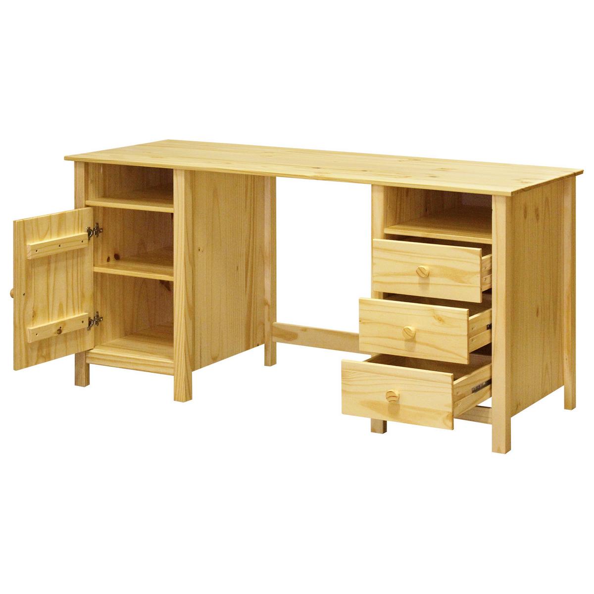 SCHREIBTISCH SCHREIBTISCH 150X54 CM KIEFER - Naturfarben, Basics, Holz (150/54/74cm) - Livetastic