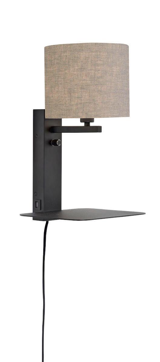 WANDLEUCHTE FLORENCE/WM/B/1815/LD - Hellbraun, Trend (24/22/42cm) - It's about Romi