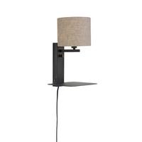 WANDLEUCHTE FLORENCE/WM/B/1815/LD - Hellbraun, Trend (24/22/42cm) - It's about Romi