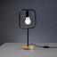 Stolová Lampa Mauricio - čierna, Moderný, kov/drevo (18/15/30cm) - Modern Living Stolová Lampa Mauricio - čierna, Moderný, kov/drevo (18/15/30cm) - Modern Living