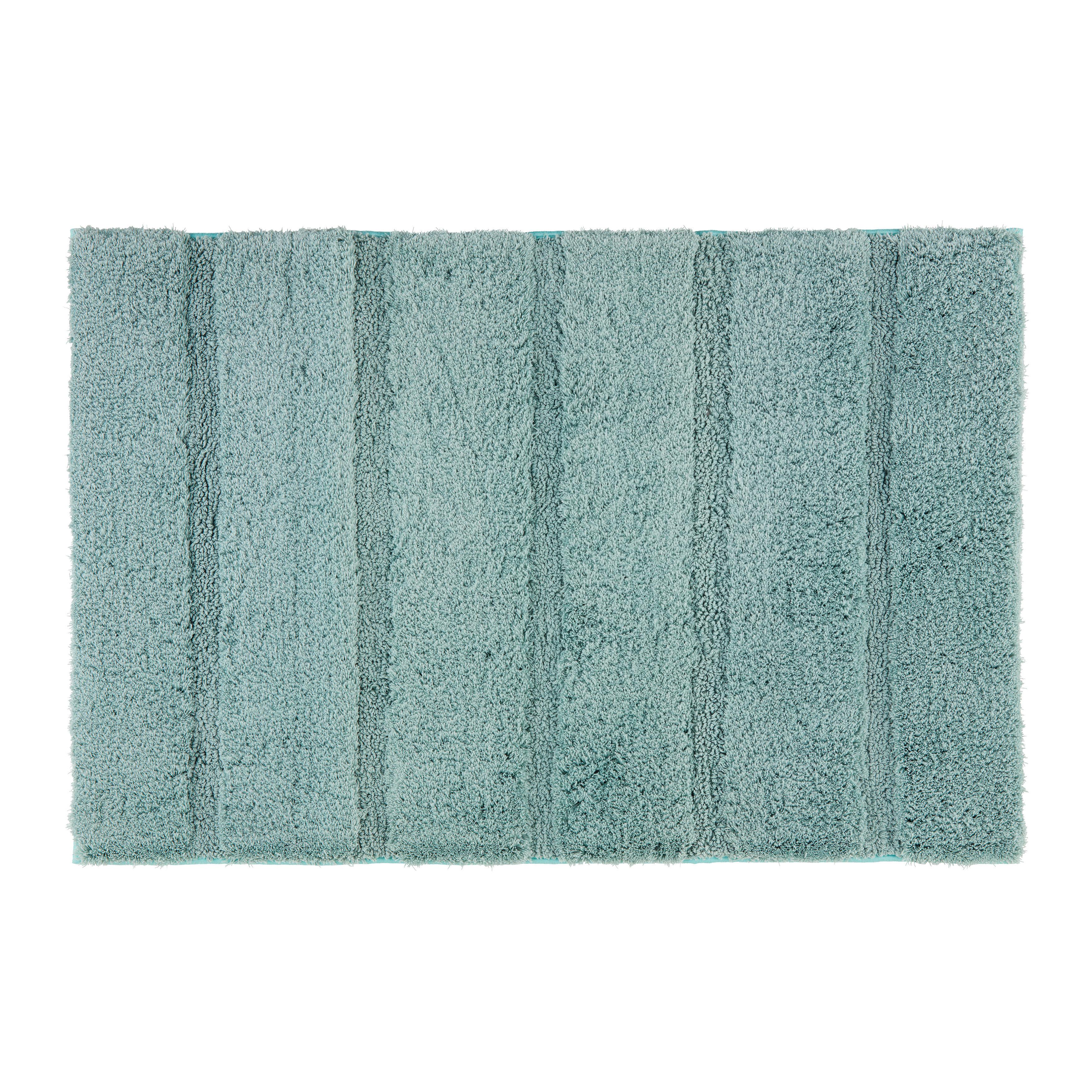 Kúpeľňová predložka Stripe, 60/90cm, modrá - modrá, Modern, textil (60/90cm) - Modern Living