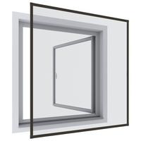 Insektenschutzgitter Rahmenfenster 130x150 cm - Anthrazit, KONVENTIONELL, Kunststoff/Metall (130/150cm)