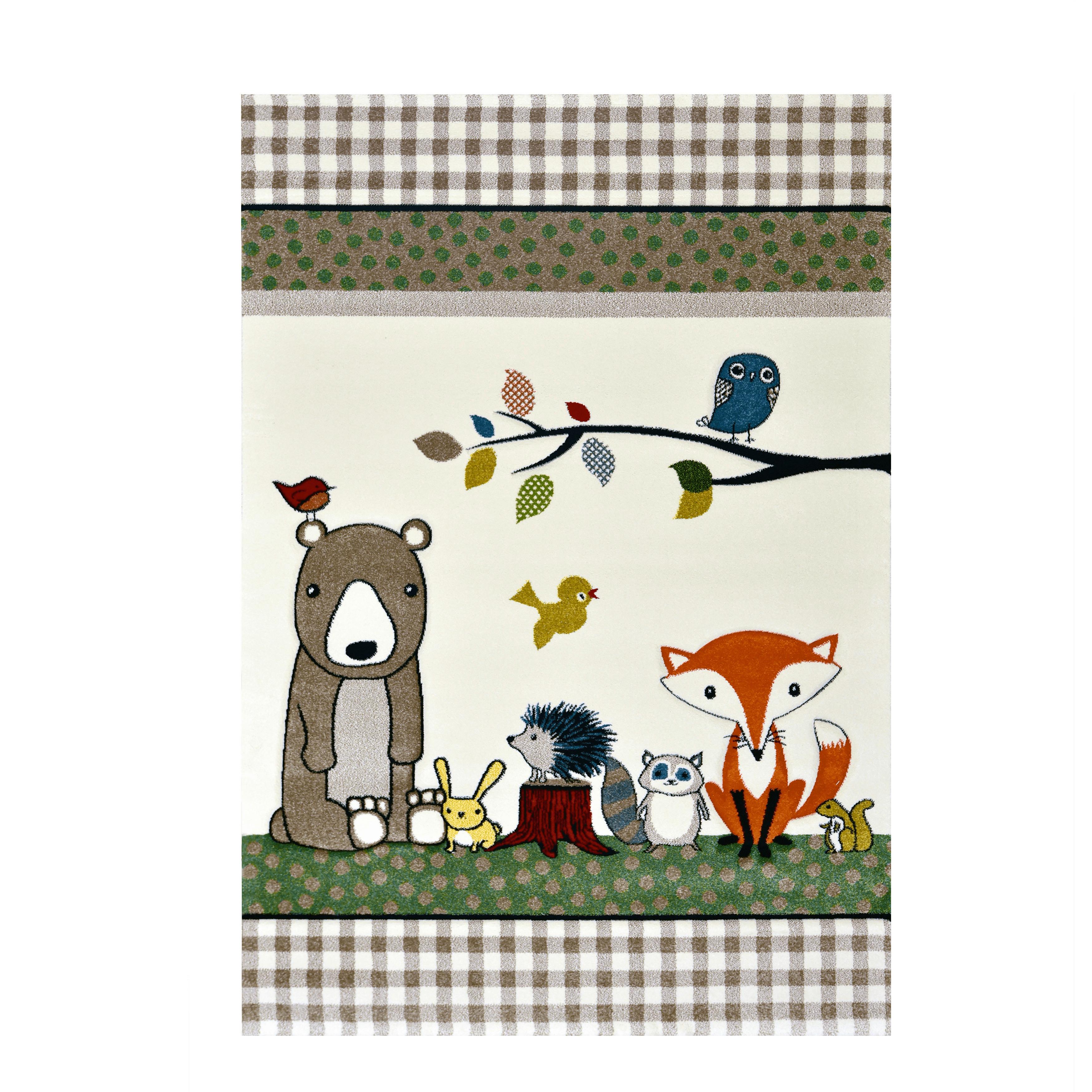 Kinderteppich Diamond Kids - Creme, KONVENTIONELL, Textil (80/150cm)