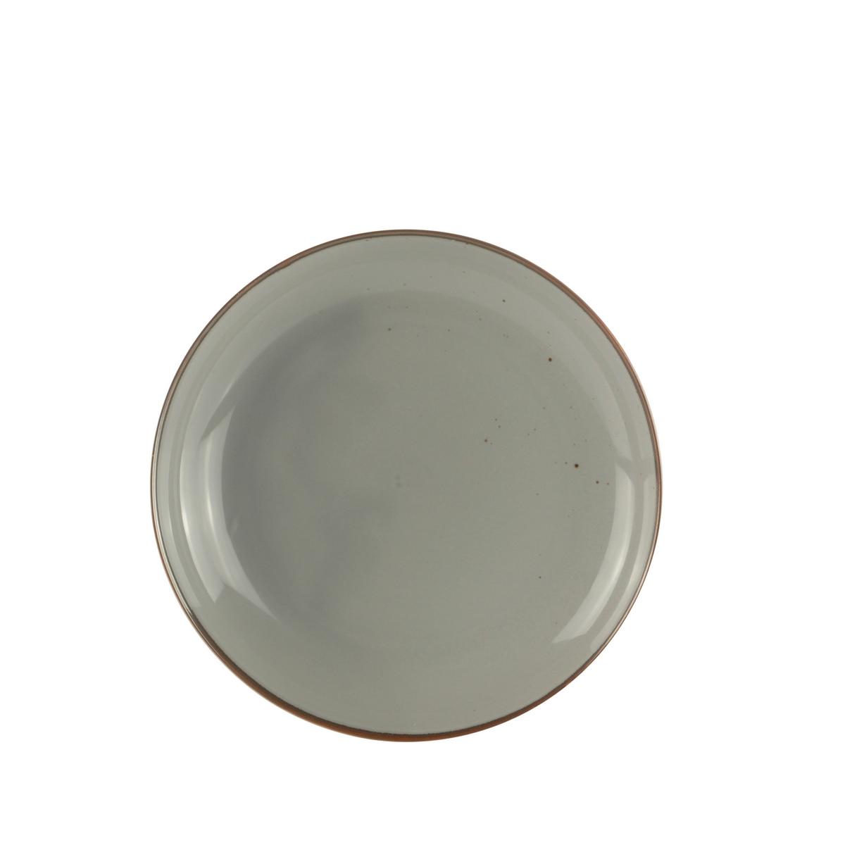 DEZERTNÍ TALÍŘEK CAPRI - šedá, Moderní, keramika (22/3,2cm) - Mömax