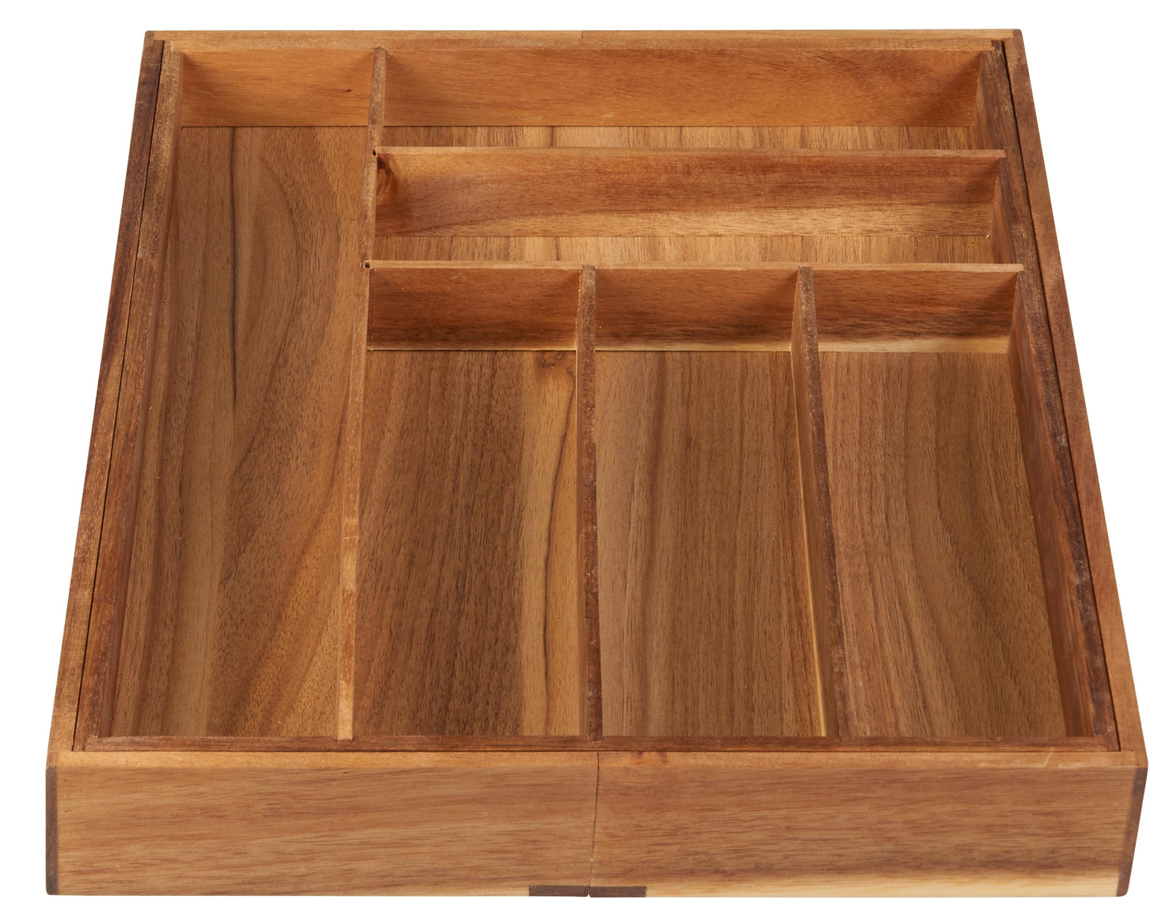 Příborník Flex-M - přírodní barvy, Moderní, dřevo (47,3/35,5-53,5/5,5cm) - Zandiara