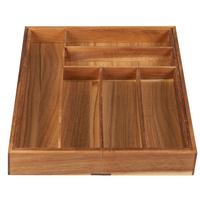 Príborník do zásuvky Flex-M - prírodná farba, Modern, drevo (47,3/35,5-53,5/5,5cm) - Zandiara