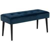 Zsámoly Glory 95/45cm - sötétkék/fekete, Trend, textil/fém (95/45/38cm) - Livetastic