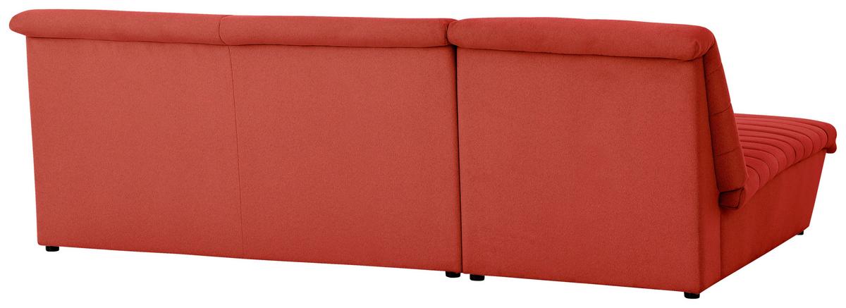 Ecksofa Looks Viii Dunkelgrün - Schwarz/Orange, Design, Textil (168/274cm) - LOOKS by W.Joop