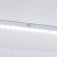 Kleiderstange Unit L: 42 cm Alufarben mit LED-Beleuchtung - Alufarben, MODERN, Metall (41,6cm) - Ondega