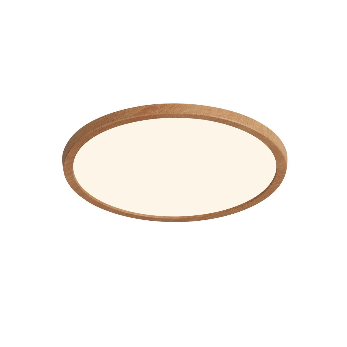 Deckenleuchte Oja Wood Buche Dekor D: 29,4cm - Buchefarben, Natur, Kunststoff (29,4/2,3cm) - Nordlux