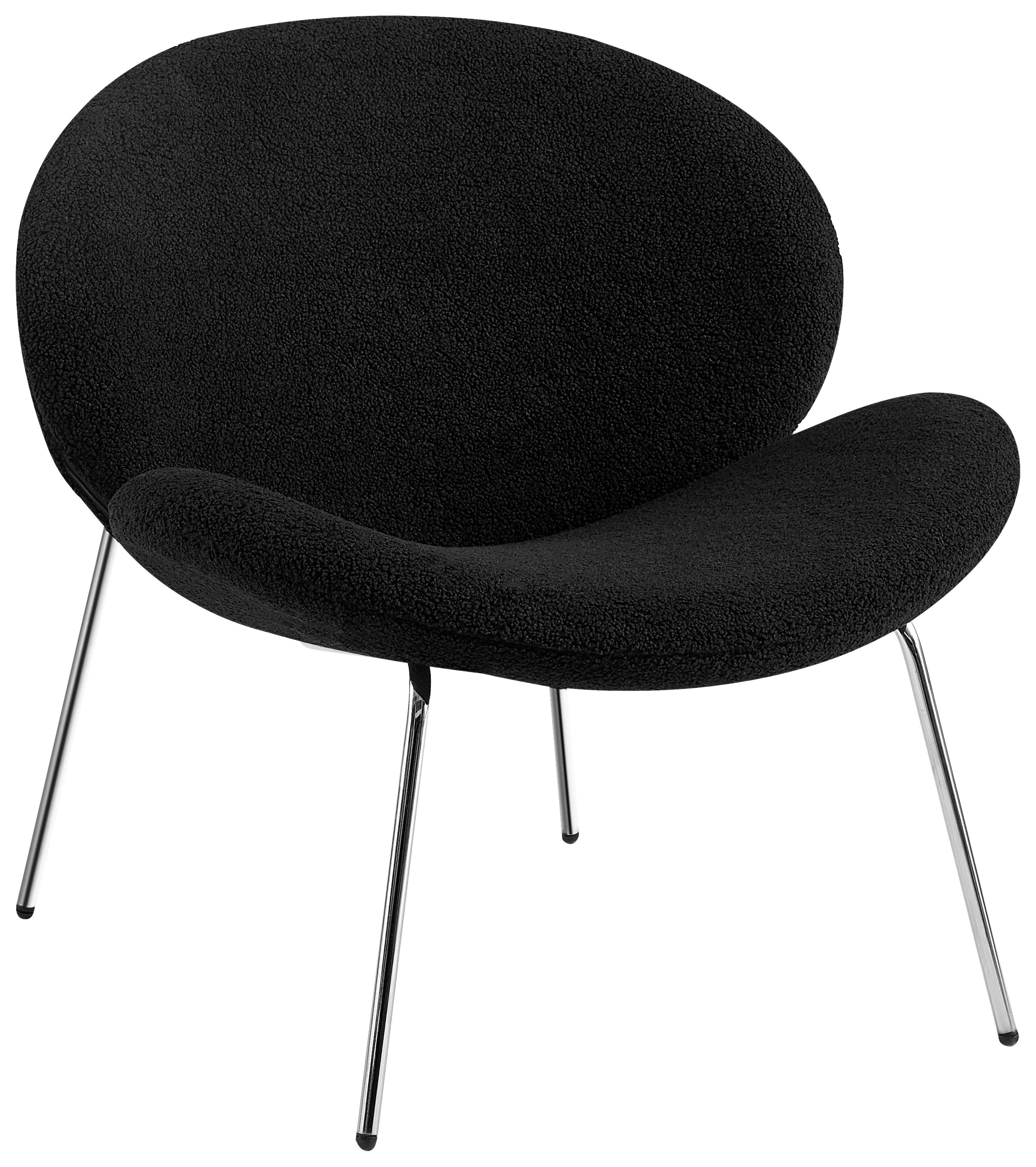 SADA ŽIDLÍ JADEN - barvy stříbra/černá, Moderní, kov/textil (73,5/74/75cm) - MID.YOU