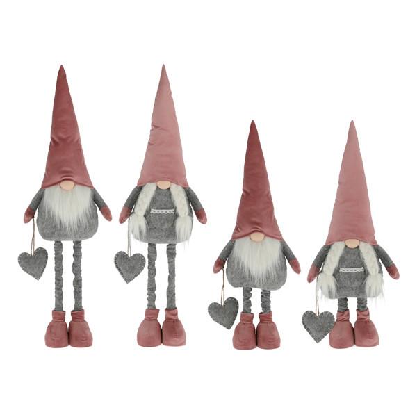 WICHTEL WICHTEL UDO - Rosa/Grau, Basics, Kunststoff/Metall (26/85/12cm)