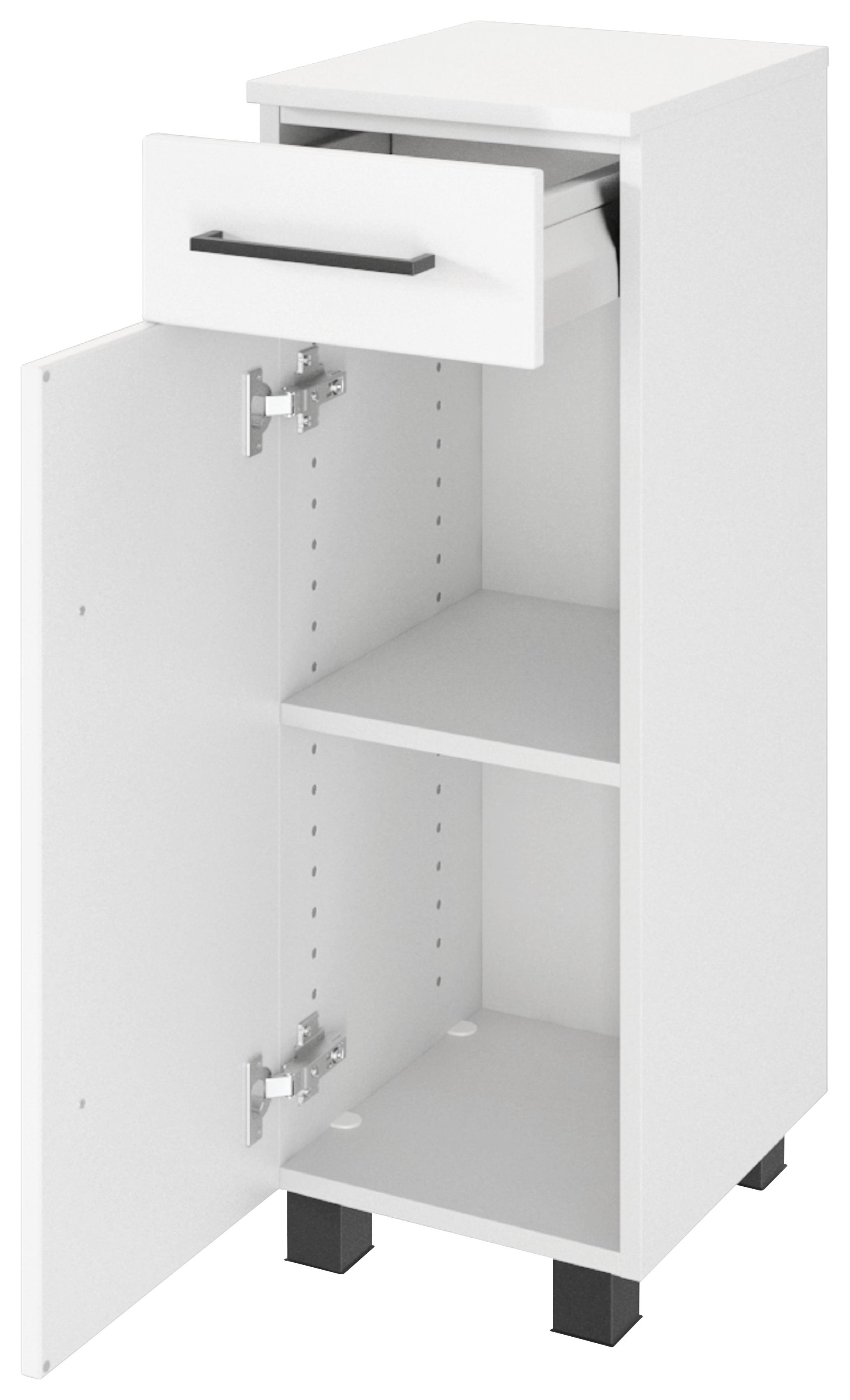 Praktischer Stauraum im Bad