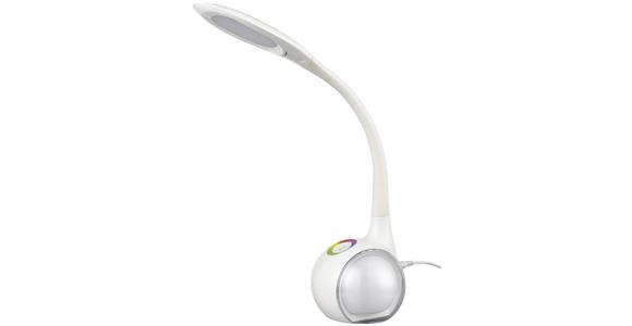 LED-Schreibtischlampe Regina dimmbar Weiß, Flexarm, Touch - Weiß, MODERN, Kunststoff (53cm) - Luca Bessoni