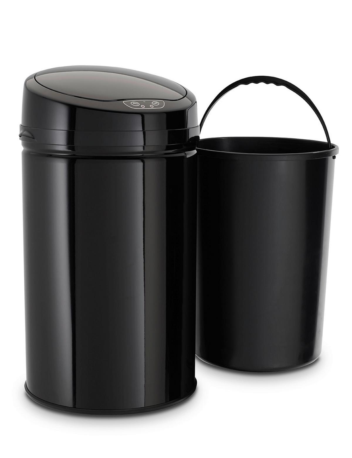 Odpadkový koš IR SENSOR - INOX BLACK - 30L - čierna, Trend, kov/plast (31/31/61,5cm) - Echtwerk