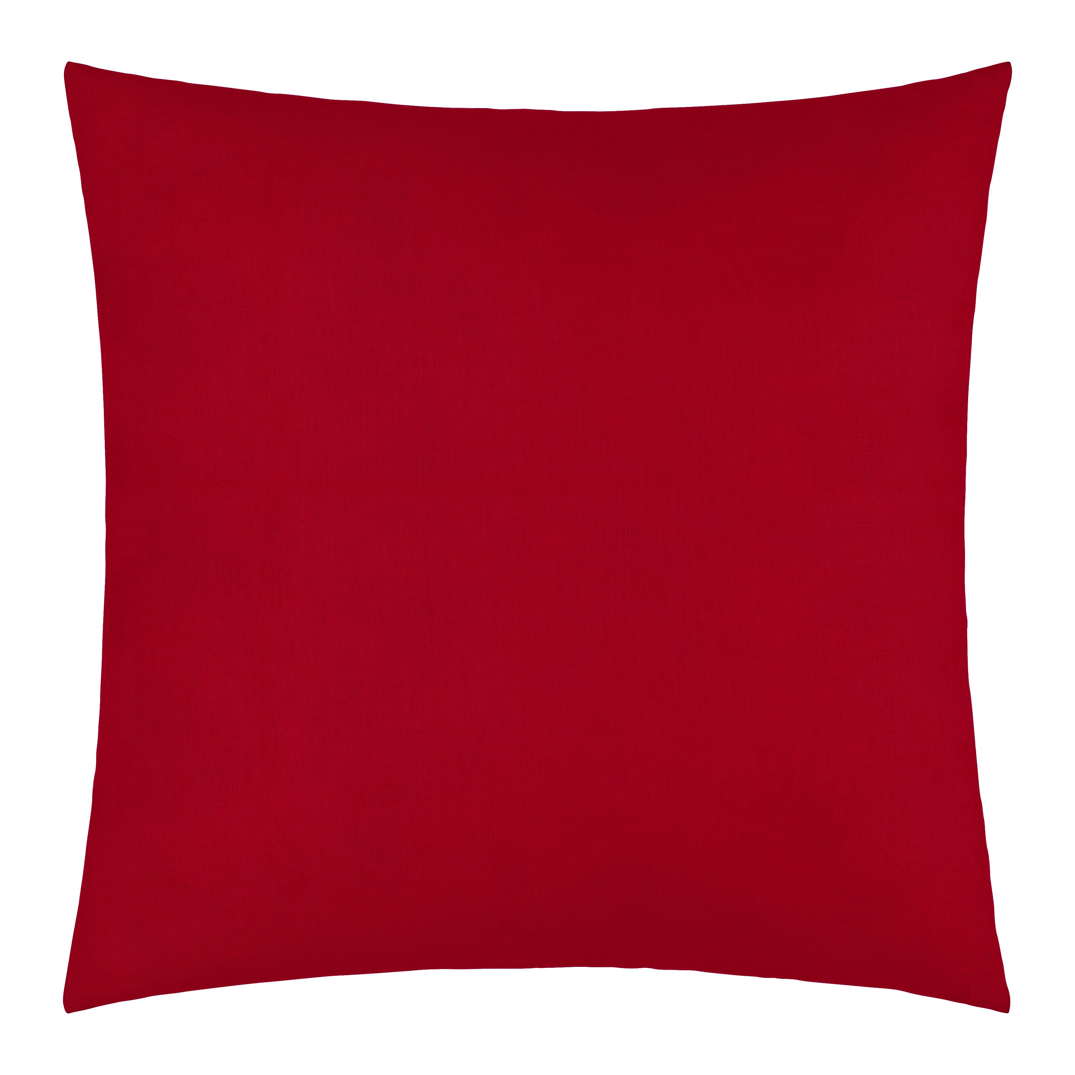 Dekorační polštář Mex, 48/48cm, červená - červená, Konvenční, textil (48/48cm) - Modern Living