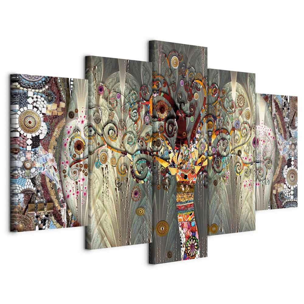 Leinwandbild Multicolor B: 100 cm - Multicolor, Basics, Holzwerkstoff/Textil (100/50/1.2cm) - artgeist