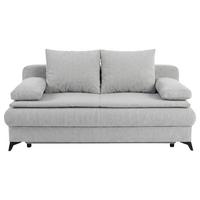 Rozkladacia pohovka KEN, sivá - čierna/sivá, Konventionell, kompozitné drevo/textil (209/105cm) - Based