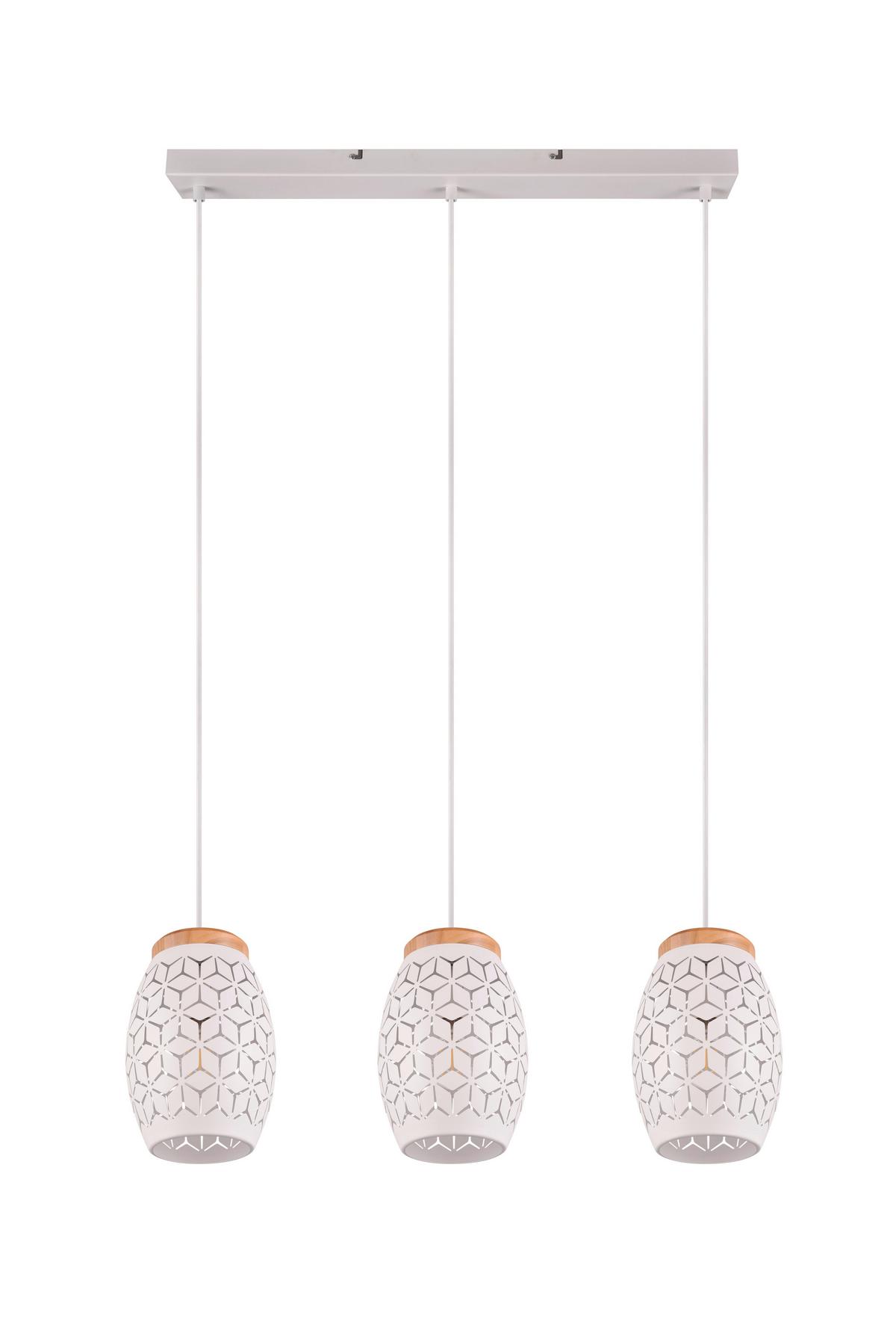 Hängeleuchte R31573031 Bidar - Weiß, KONVENTIONELL, Metall (71/15/150cm)