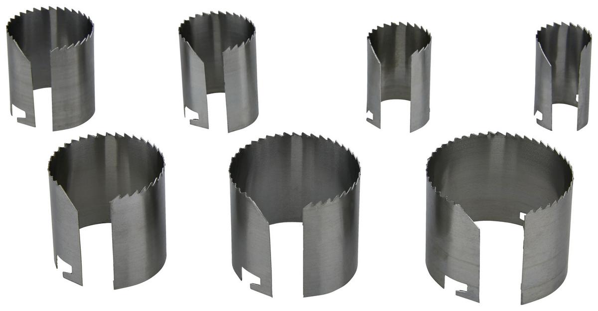Lochsägen-Satz Karl 7-Tlg. Ø 26-63 mm, Bohreinsatz - KONVENTIONELL, Metall