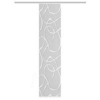 Flächenvorhang Ophelia - Hellgrau, KONVENTIONELL, Textil (60/260cm)