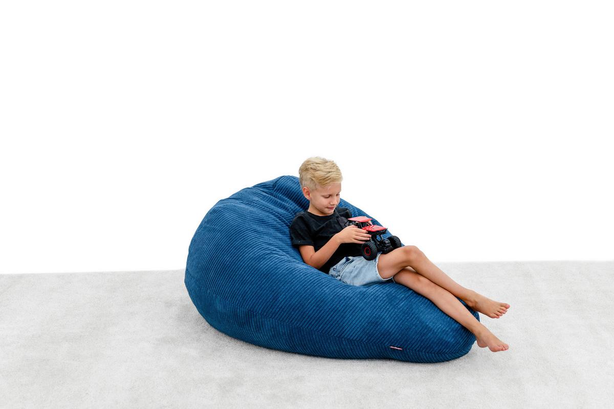 Sitzsack Buzzi Blau Indoor - Blau, Basics, Textil (120/85/85cm) - Ondega