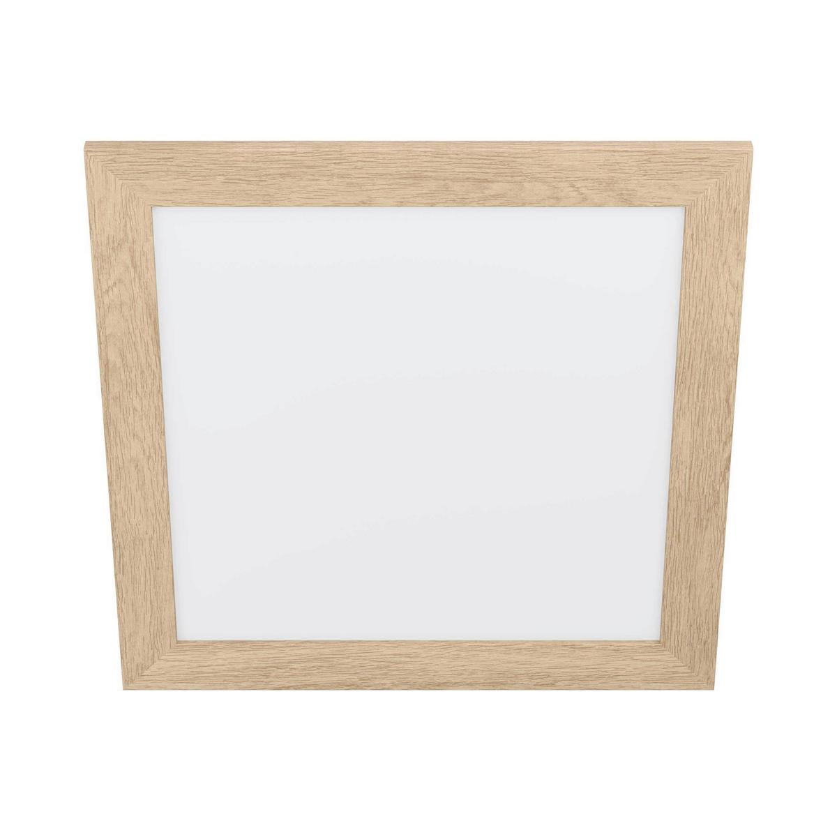 LED-Paneel 99471* Piglionasso - Eichefarben/Weiß, Natur, Holz/Kunststoff (50/50/5,5cm) - Eglo