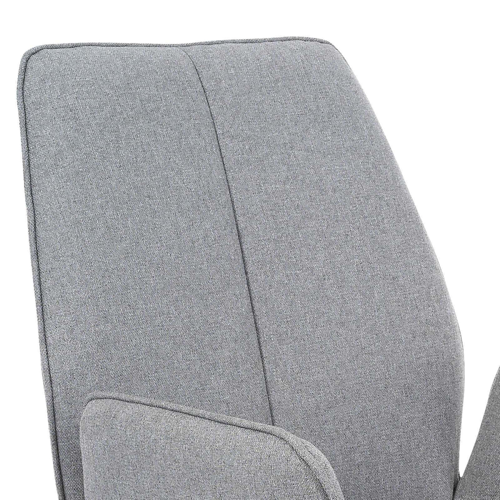 Kancelářská židle MAILAND MAILAND - černá/světle šedá, Moderní, kov/textil (58/86-96/63cm)