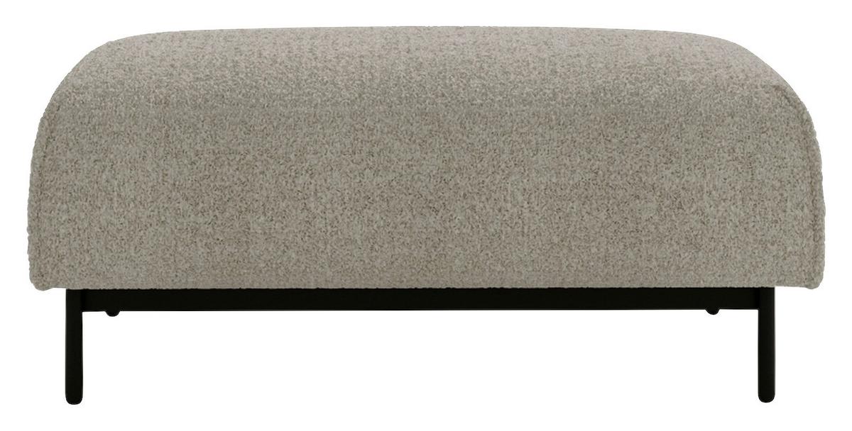 Bueno Creme B: 100 Cm - Creme/Schwarz, Design, Textil (100/42/97cm) - Livetastic