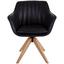 Drehstuhl Belluno Lederlook D.grau - Dunkelgrau/Eichefarben, MODERN, Holz/Textil (60/88/57,5cm) - Luca Bessoni Drehstuhl Belluno Lederlook D.grau - Dunkelgrau/Eichefarben, MODERN, Holz/Textil (60/88/57,5cm) - Luca Bessoni