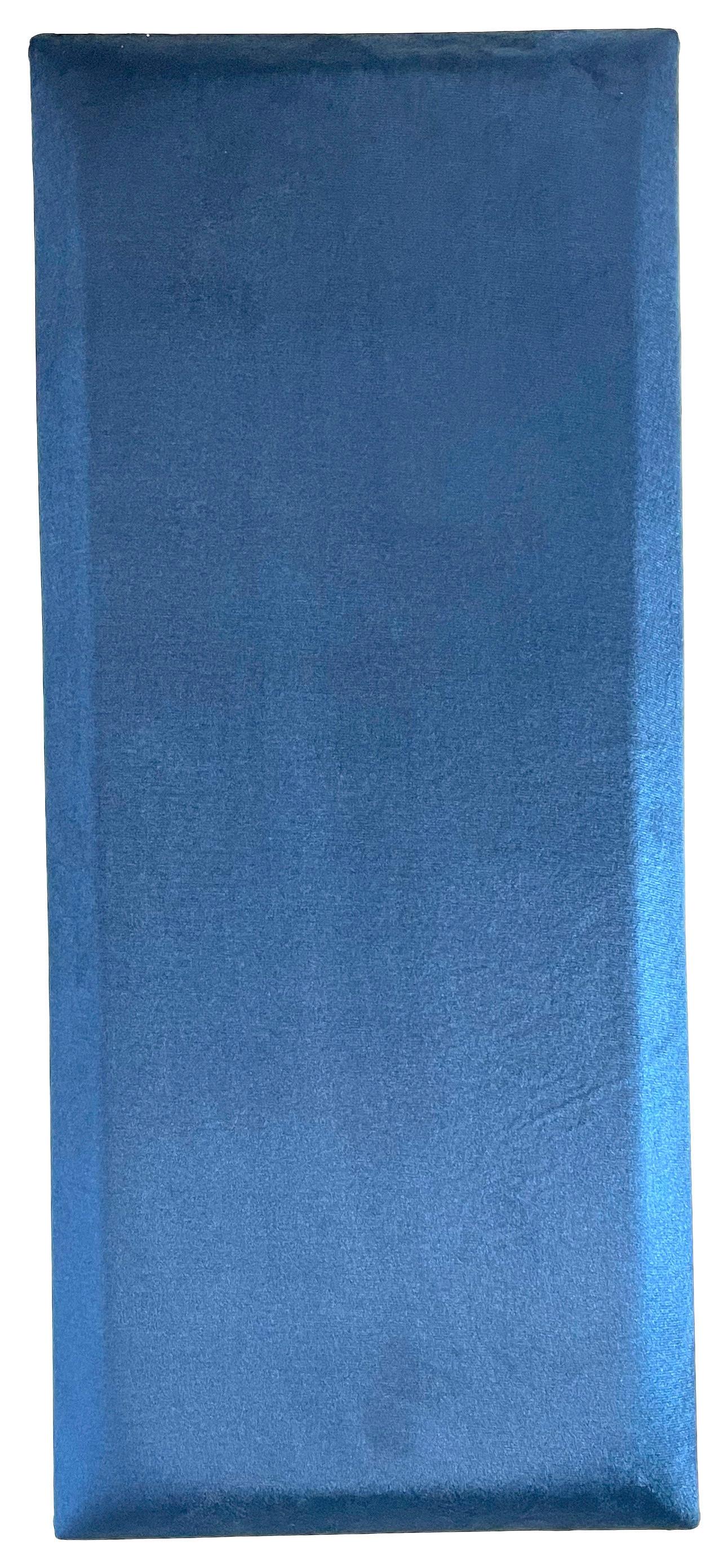 Wandpolster 2er-set 70x30 Cm Rechteckig, Dunkelblau - Dunkelblau, Basics, Textil (70/30/4cm) - MID.YOU