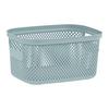 KOŠÍK NA DROBNOSTI STINE -S- CA. 3,5L -EXT- - modrá, Moderní, plast (23,5/17/12cm)