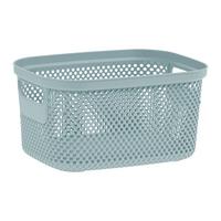 KOŠÍK NA DROBNOSTI STINE -S- CA. 3,5L -EXT- - modrá, Moderní, plast (23,5/17/12cm)