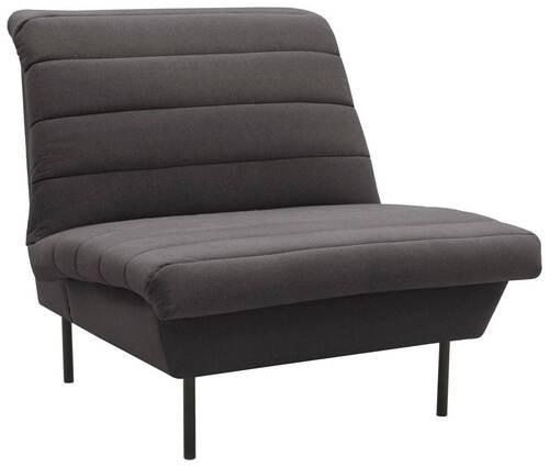 Sessel Looks Ix - Anthrazit/Schwarz, Design, Textil (92/92/103cm) - LOOKS by W.Joop