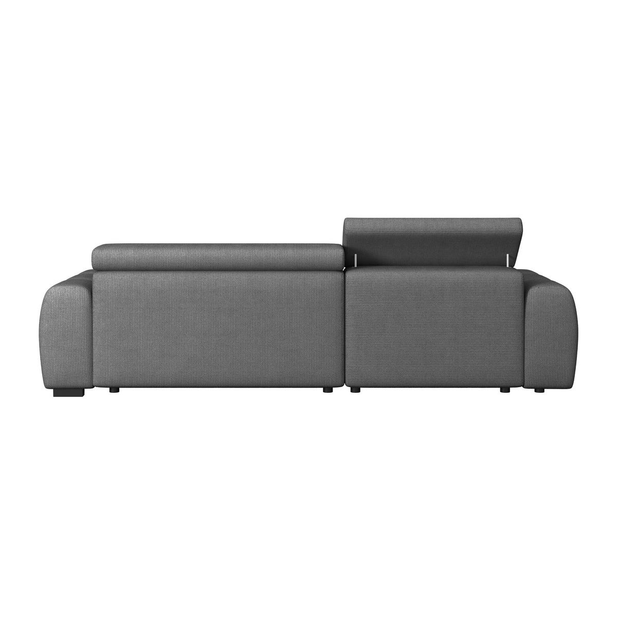Ecksofa Fargo S Anthrazit, B: 168cm - Anthrazit/Schwarz, Trend, Textil (168/285cm)