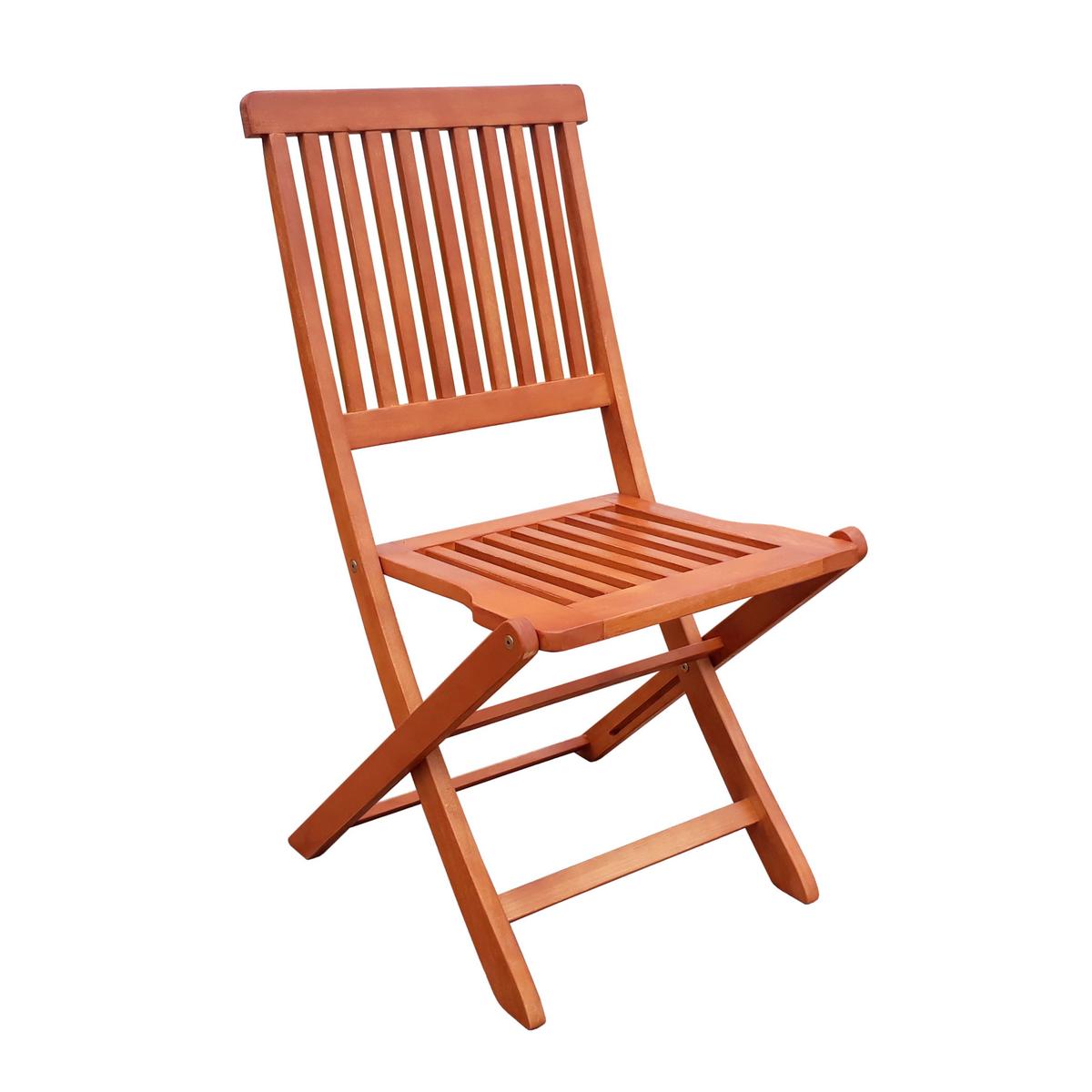 Gartensessel Set Klappbar Angwin Eukalyptusholz - Eukalyptusholzfarben, Basics, Holz (45/90/56cm) - Gardenson
