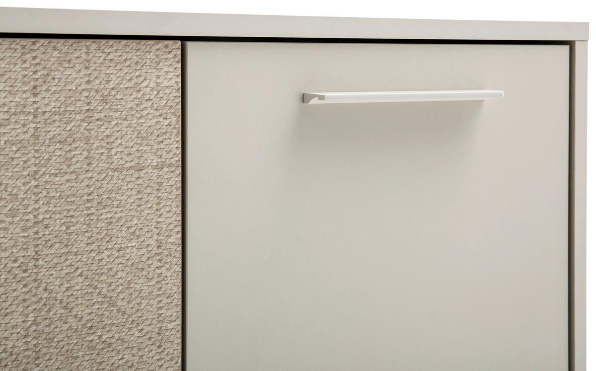 VYSOKÁ KOMODA EDNO - béžová, Design, kov/kompozitné drevo (59,8/124/19,55cm) - MID.YOU