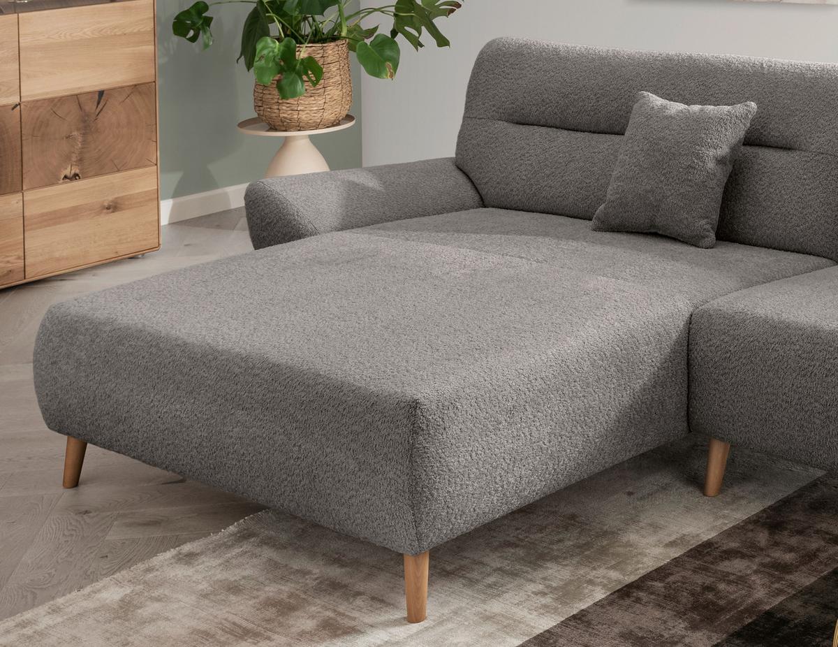 Ecksofa Drago, Anthrazit S: 166x290 cm - Wildeiche/Anthrazit, KONVENTIONELL, Textil (166/290cm) - MID.YOU