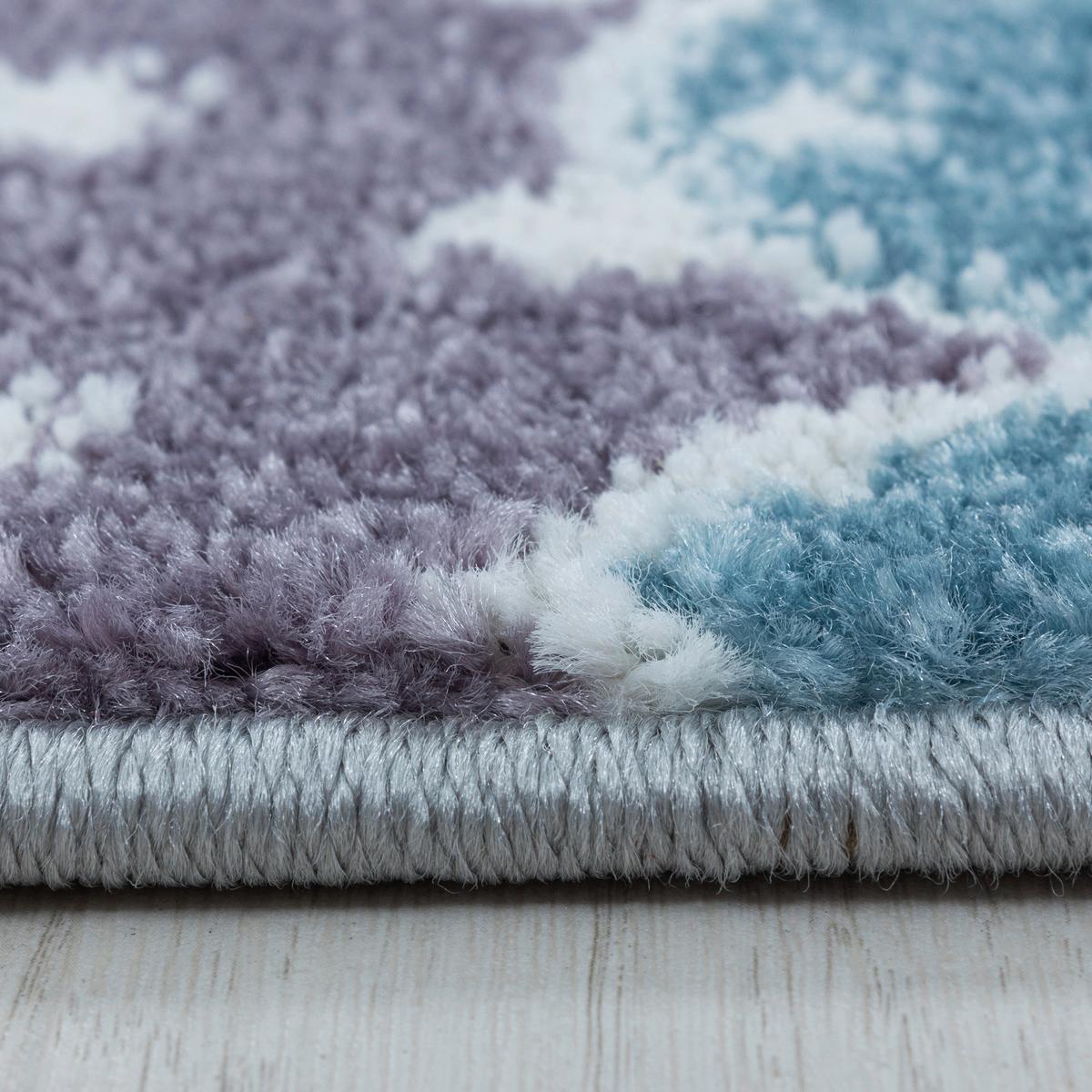 Kinderteppich Sterne & Woken Grau Lucky 80x150 Cm - Grau, Trend, Textil (80/150cm)