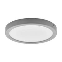 Aufbauleuchte 75636 Idun 2 Weiss - Silberfarben/Weiß, Basics, Kunststoff/Metall (30/3,2cm) - Eglo