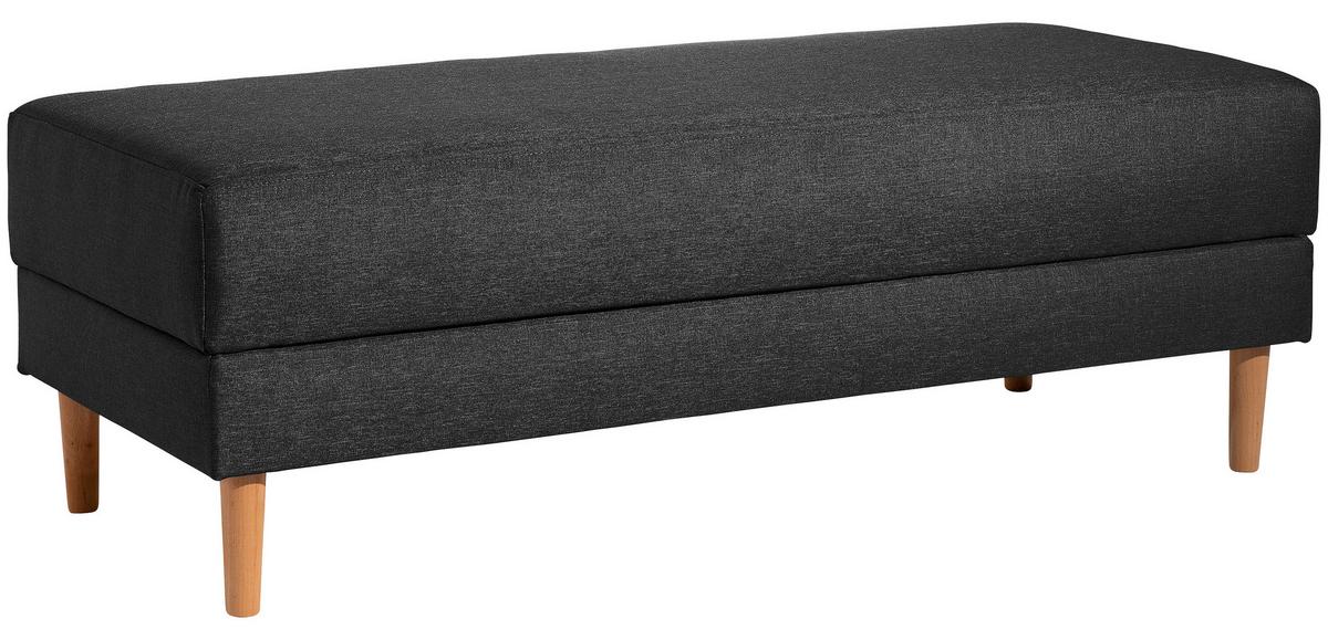 Eckschlafsofa Just Cool - Erlefarben/Schwarz, Design, Textil (230/93/152cm) - Max Winzer