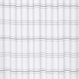 Vorhang mit Schlaufen und Band Halina 145x245 cm Weiß/ Silber - Silberfarben/Weiß, KONVENTIONELL, Textil (145/245cm) - Luca Bessoni